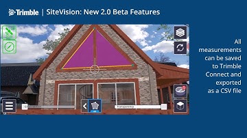Trimble SiteVision v2 Feature Overview