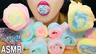 ASMR POPPING COTTON CANDY, GUMMY JELLY,POCKY POP 팝핑솜사탕,지구젤리,빼빼로팝 EATING SOUNDS MUKBANG