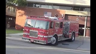 Long Beach Fire Engine 2 (Reserve) Responding