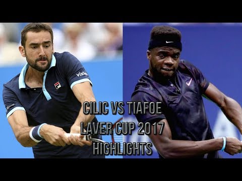 Marin Cilic Vs Frances Tiafoe - Laver Cup 2017 (Highlights HD)