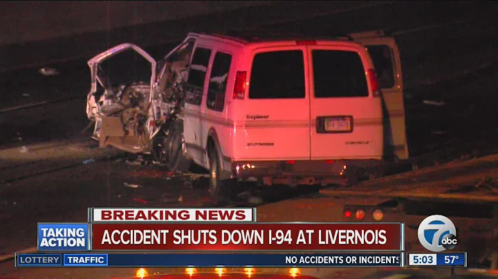 Crash shuts down I-94 at Livernois