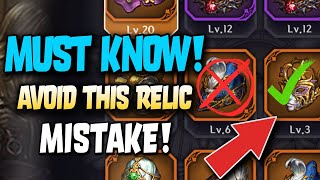 Avoid Wasting Tons of Resources on Relics! Do this Instead! | Astra Knights of Veda