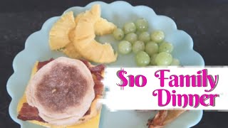 Easy Dinner Idea | Bacon Egg & Cheese Breakfast Sandwich | Cook with Me | $10 What's for Dinner