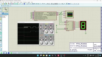 Using Shift registers to drive a 7segment led.   #proteus #74HC595 #simulation