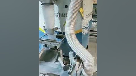Brake lining weighing and bag packaging machine