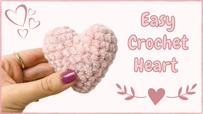 Crochet Heart Pillow  Lone Star Mercantile