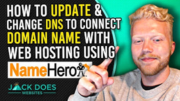 How To Change GoDaddy DNS To Connect Website With Web Hosting Using NameHero