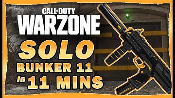 How to SOLO Warzone Bunker 11 in 11 MINUTES [MP7 BLUEPRINT]