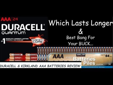 Vidéo: Les batteries de marque Kirkland sont-elles bonnes ?
