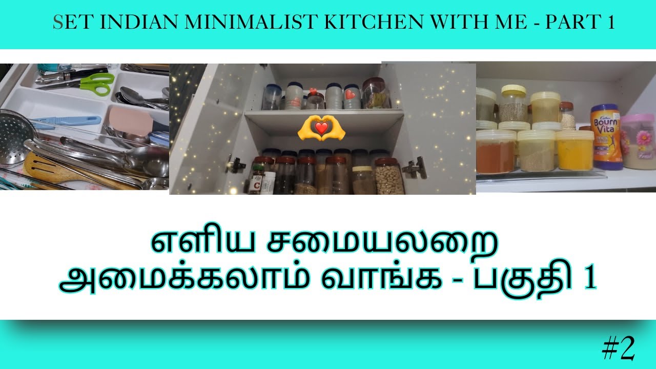 Setting up Minimalist Kitchen - Part 1 | kitchen organisation ideas in ...