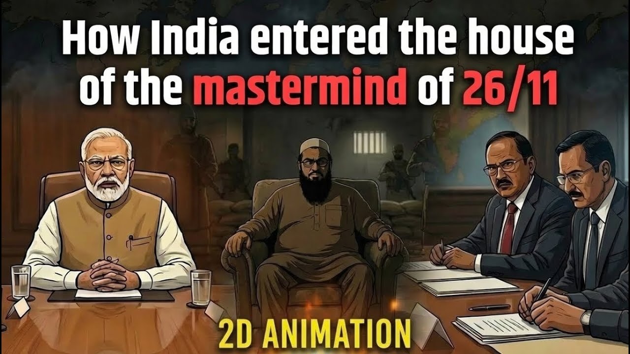 How India Infiltrated Hafiz Saeed's Home | 2D Animation | Operation Alwida | AI English Doc |