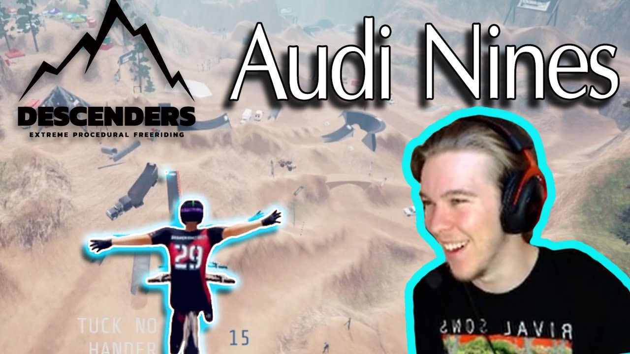 Audi Nines Bike Park in Descenders WITH EASTER EGGS! (Idarkopf