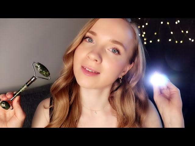 ASMR SUOMI Autan Sinua Rentoutua 😴Silmä- ja Korvien Tarkistus, Personal Attention, Kasvohoito💤