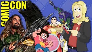 SDCC 2018 REACTIONS - Godzilla, Aquaman, Shazam,  Steven Universe & MORE