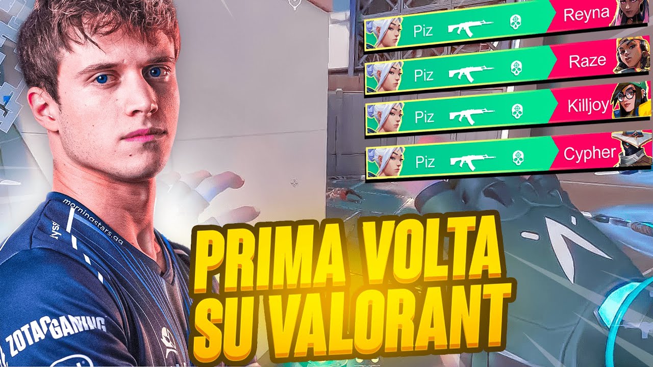 LA MIA PRIMA VOLTA SU VALORANT!! | PIZ