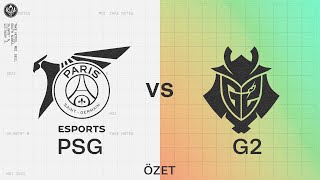 PSG Talon (PSG) vs G2 Esports (G2) Maç Özeti | MSI 2022 Kapışma Aşaması 4. Gün