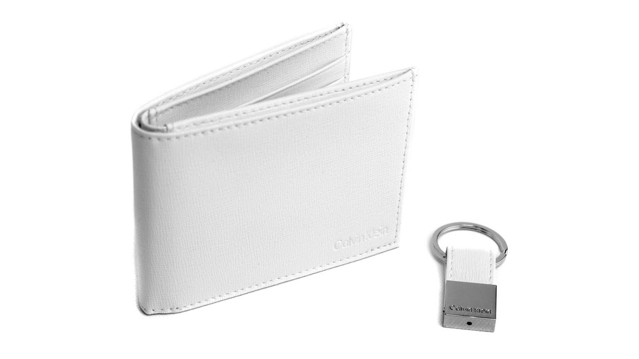 Calvin Klein Men's Wallet | CKWALLET-WHITE - YouTube