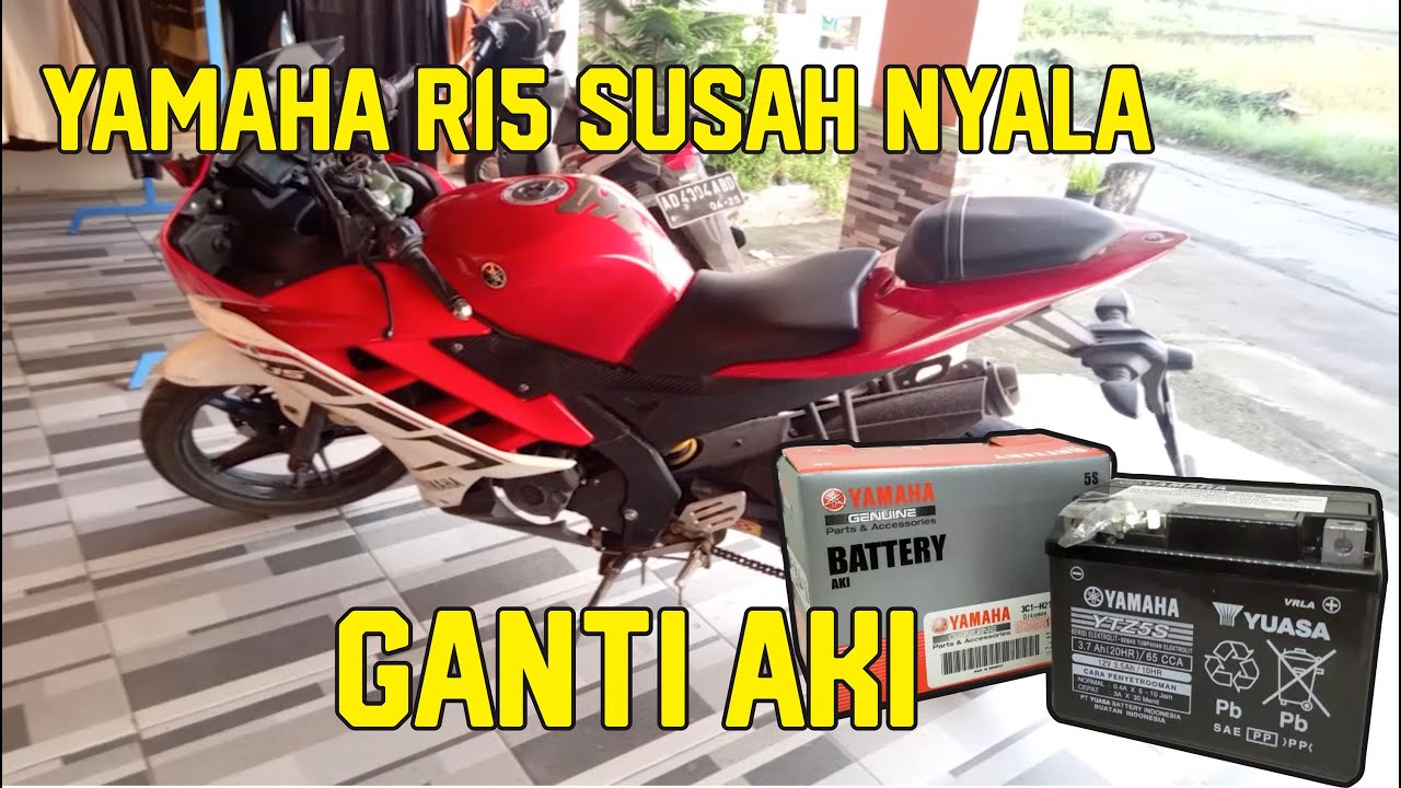 Cara ganti aki yamaha r15 v2 - YouTube