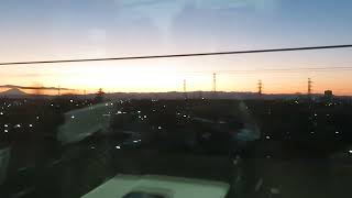 北陸新幹線 E7系 8534E かがやき534号 上野 行 車窓・車内放送 大宮駅到着前 2025.01.01