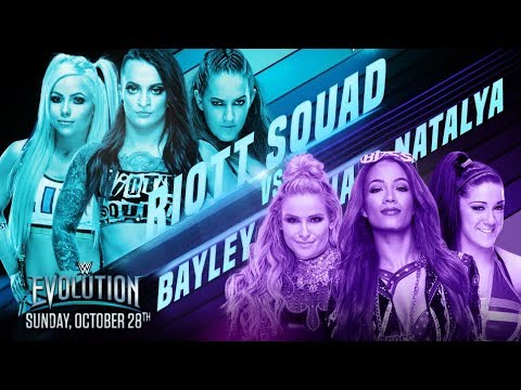 The Riott Squad Vs Bayley, Sasha Banks & Natalya: Evolution #WWE2K19 # ...