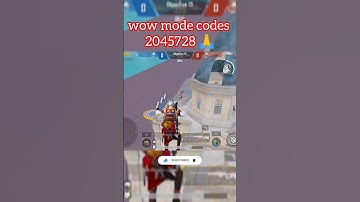wow mode in bgmi || wow mode codes #bgmi #pubg #pubgmobile #youtubeshorts #shorts