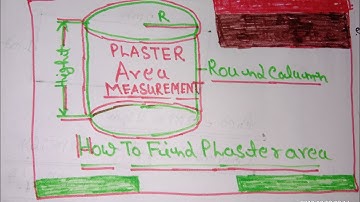 Round column plaster measurement /circle measurement