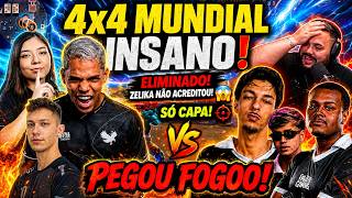 4x4 MUNDIAL - TIME LDZINN DEUSA vs TIME DO DINI DANRLQ - FOI UM ATROPELO ZELIKA FICOU SEM ACREDITAR!