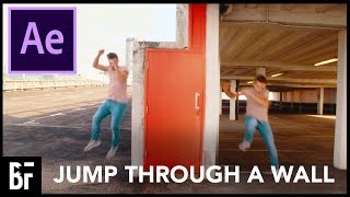 Jump Through A Wall in After Effects