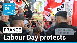 France's Macron faces Labour Day protests over divisive pension law • FRANCE 24 English