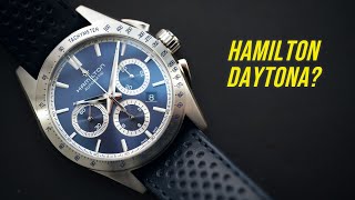 Hamilton Daytona? The Handsome Hamilton Jazzmaster Performer Automatic Chronograph H36616640