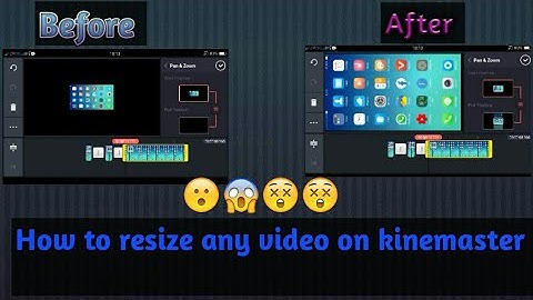How to resize any video on kinemaster /very easy/must watch
