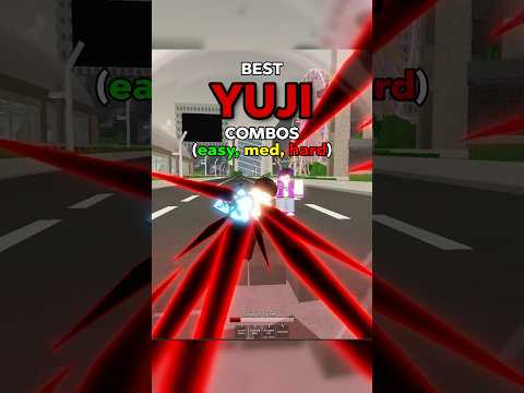 Best YUJI Combos For Level Easy Medium Hard Jujutsu Shenanigans Jujutsushenanigans Roblox