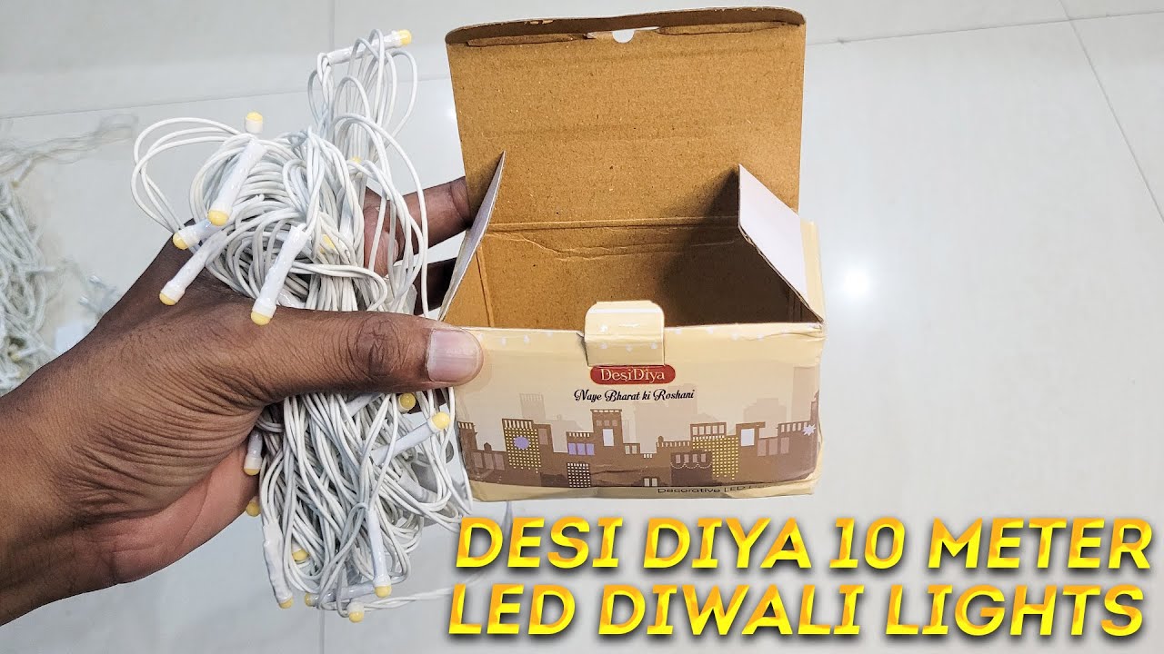 DesiDiya 35 Feet Long LED Power Pixel Serial String Light Unboxing and ...
