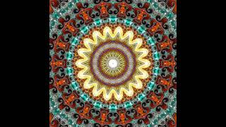 April 2026 Silver and Gold Fractal Kaleidoscope B 3 Minute UHD Animation SQUARE Version