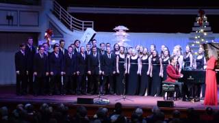 The Carmel High School Ambassador Show Choir Performs with Jim Brickman