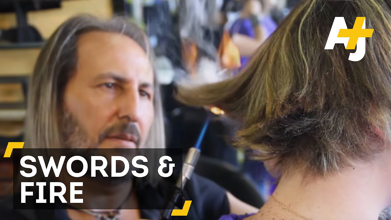 Cutting Hair With Swords And Fire