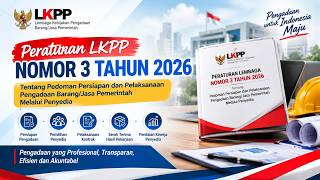 PERATURAN LKPP NOMOR 3 TAHUN 2026