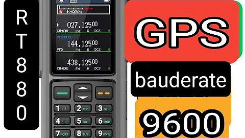 Radtel 880/iRadio UV-98 - GPS 9600 Setting