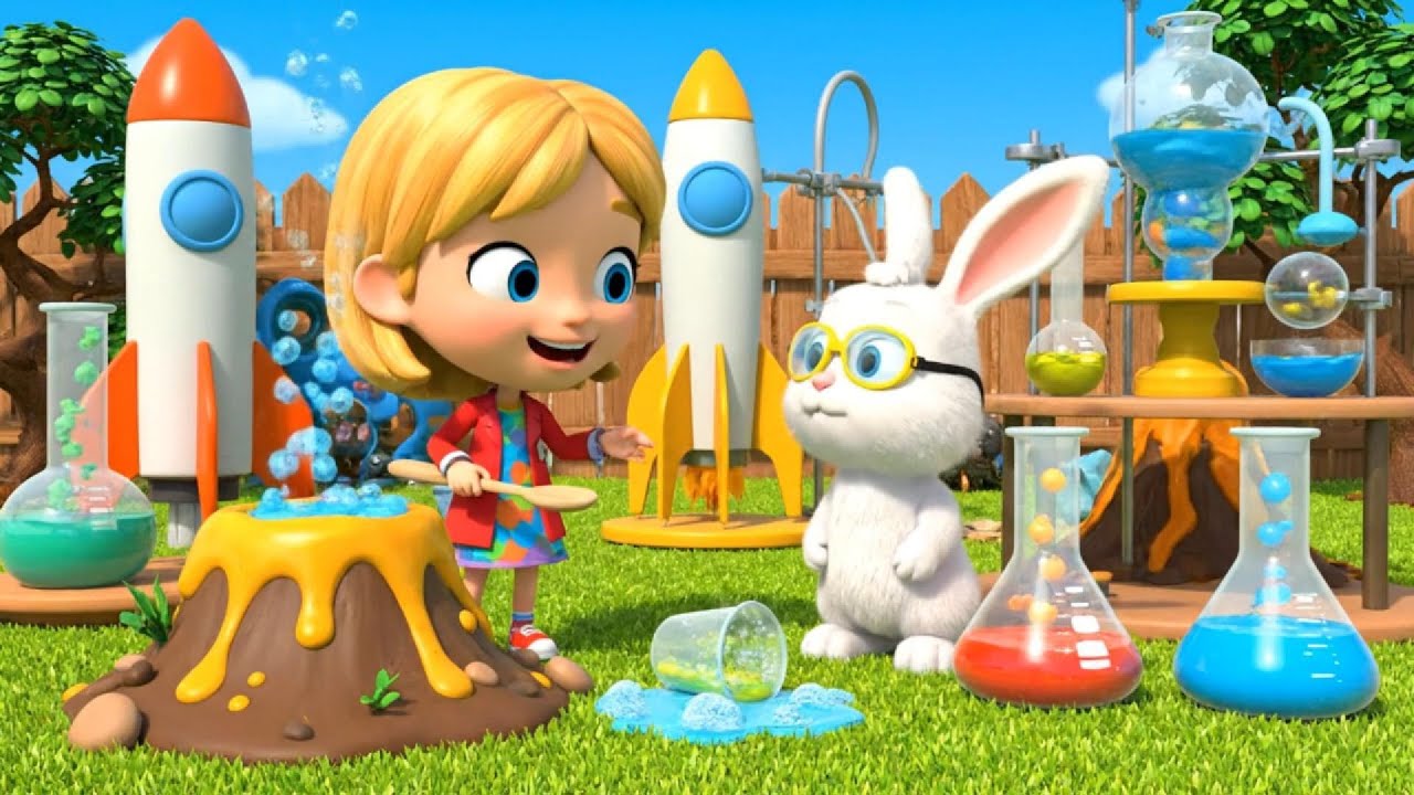 Лина и Зиппи: научное веселье на заднем дворе