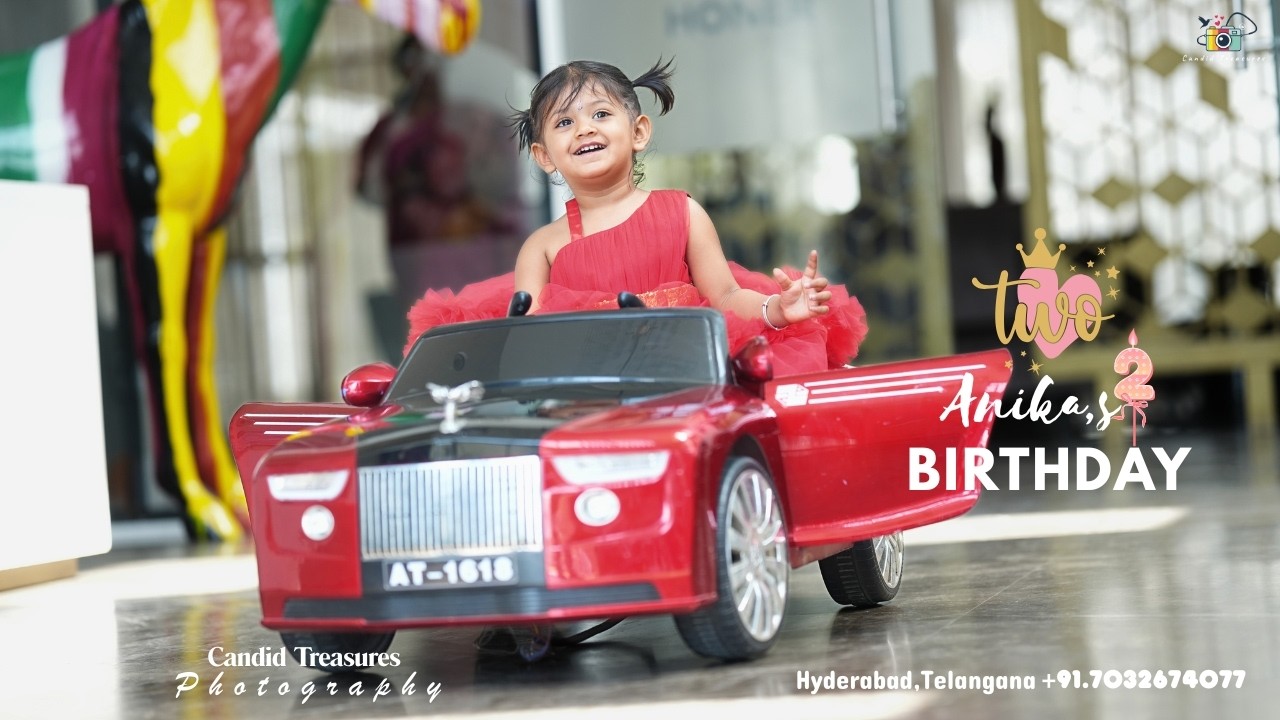 Anika’s 2nd Birthday Cinematic Highlights | Honer Vivantis Tellapur | Best Photographers | Hyderabad