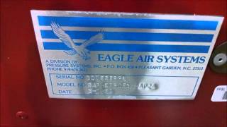 FOR SALE: 20.9 CFM 7500PSI Eagle Breathing Air Compressor w/ Toxgard CO Monitor
