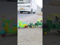 mini Mahindra Tractor loading and scooter in bus CNG tempu Unboxing 😱 Testing Review #viral #shorts