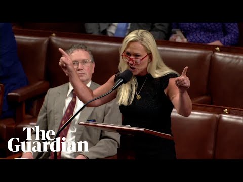 Marjorie Taylor Greene booed during her bid to oust House speaker