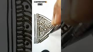 Sample Mehndi Design 2023 | Day 136 trianglemehndi treadingvideo mehendi trendingshorts