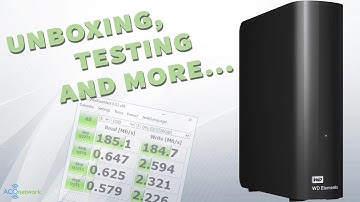 Western Digital Elements 4TB 📂 unboxing, info, review and test of external hard disk drive - ART #3