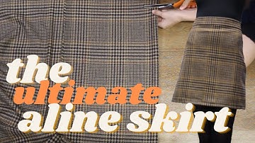 how to make an A-Line Skirt DIY