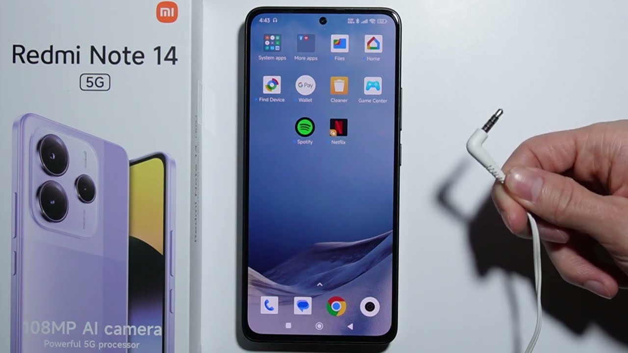 Redmi Note 14: как использовать разъем для наушников?