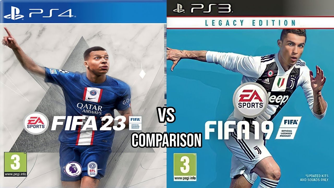 Site line ledsage lidelse FIFA 23 PS4 Vs FIFA 19 PS3 - YouTube