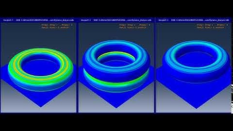 FEA in Abaqus: stacked hollow torus - 1