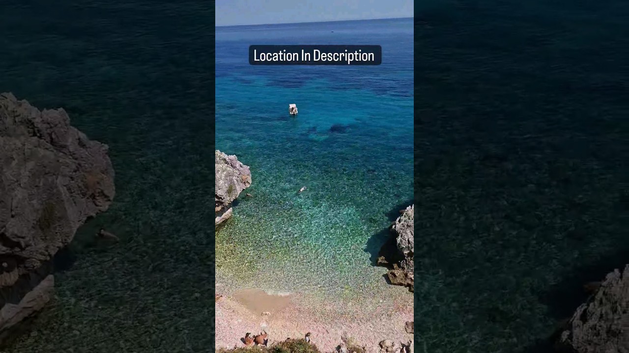 Clearest Water In Kefalonia, Kako Lagadi Beach 